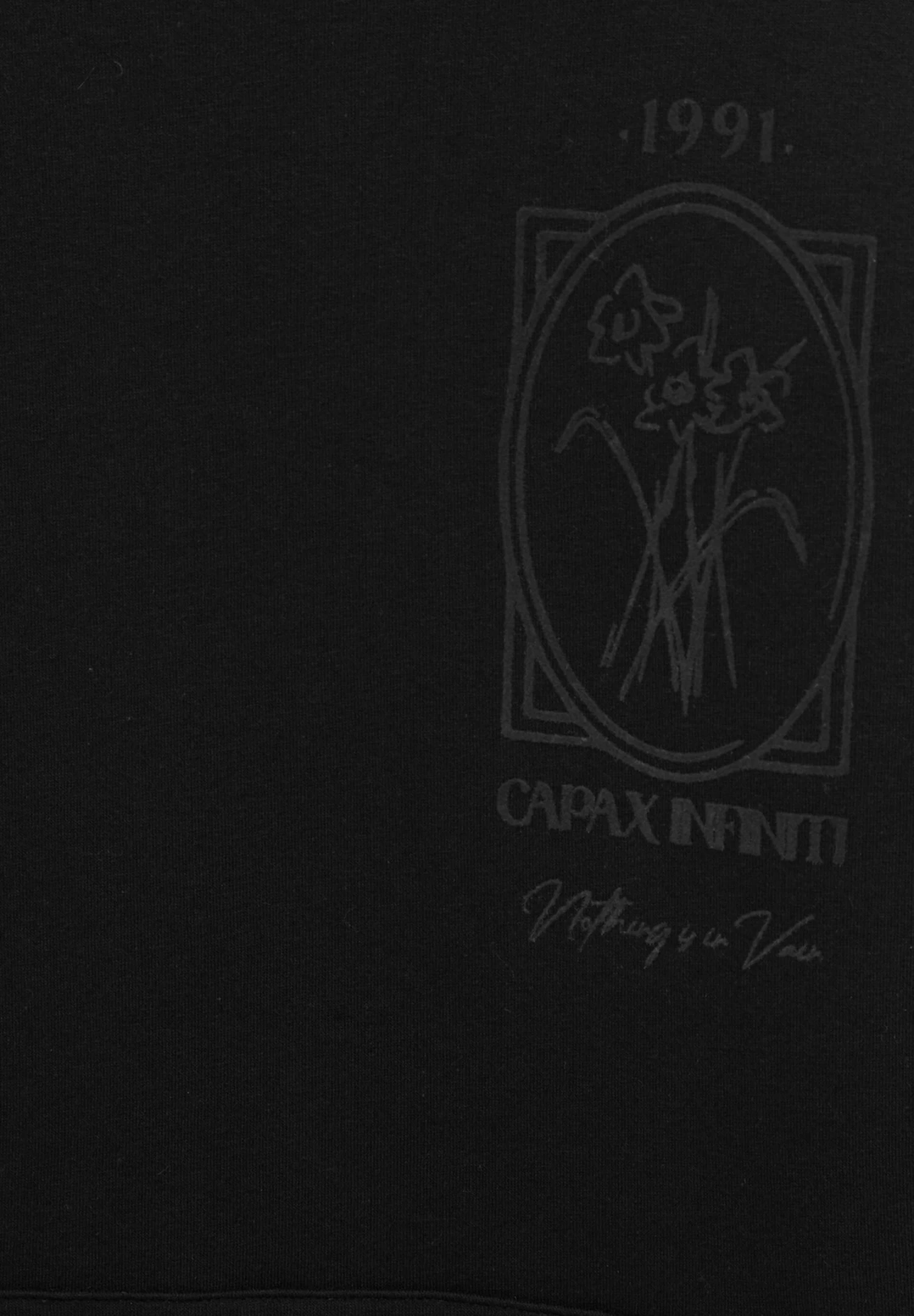 PULL & BEAR Printed - Hoodie - Mottled Black 8 PULL & BEAR Printed - Hoodie - Mottled Black - Afbeelding 8