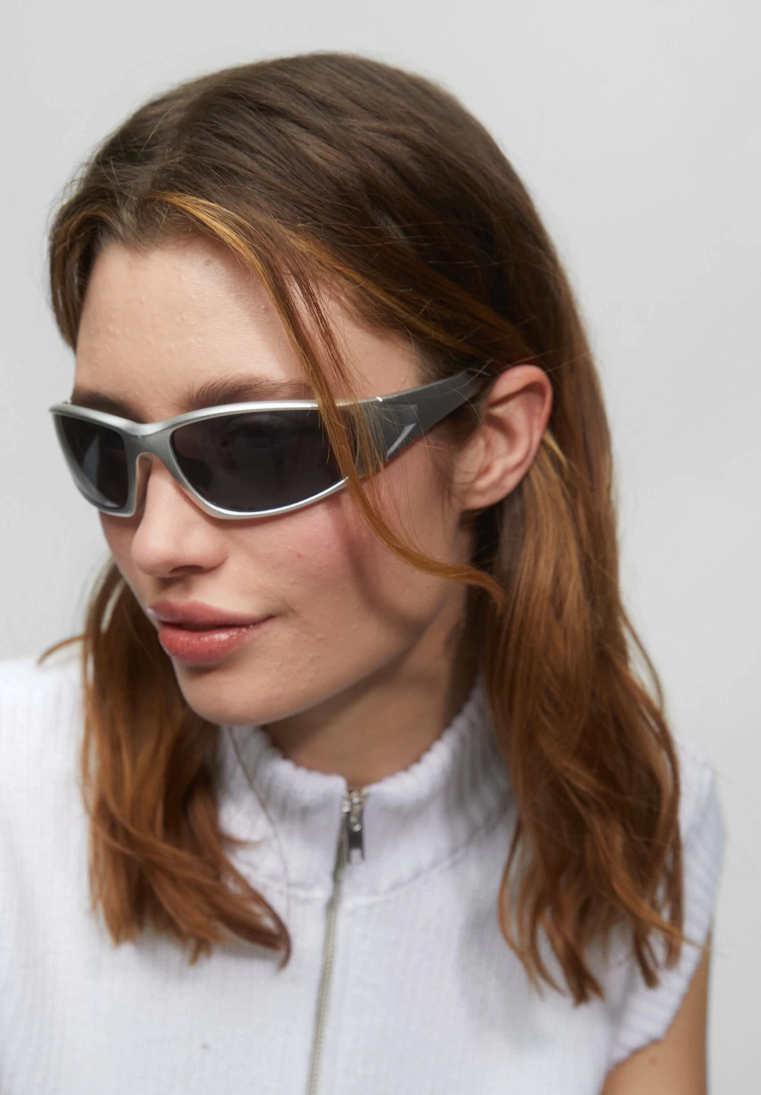 PULL & BEAR Cycling - Zonnebril - Silver Coloured 1 PULL & BEAR Cycling - Zonnebril - Silver Coloured