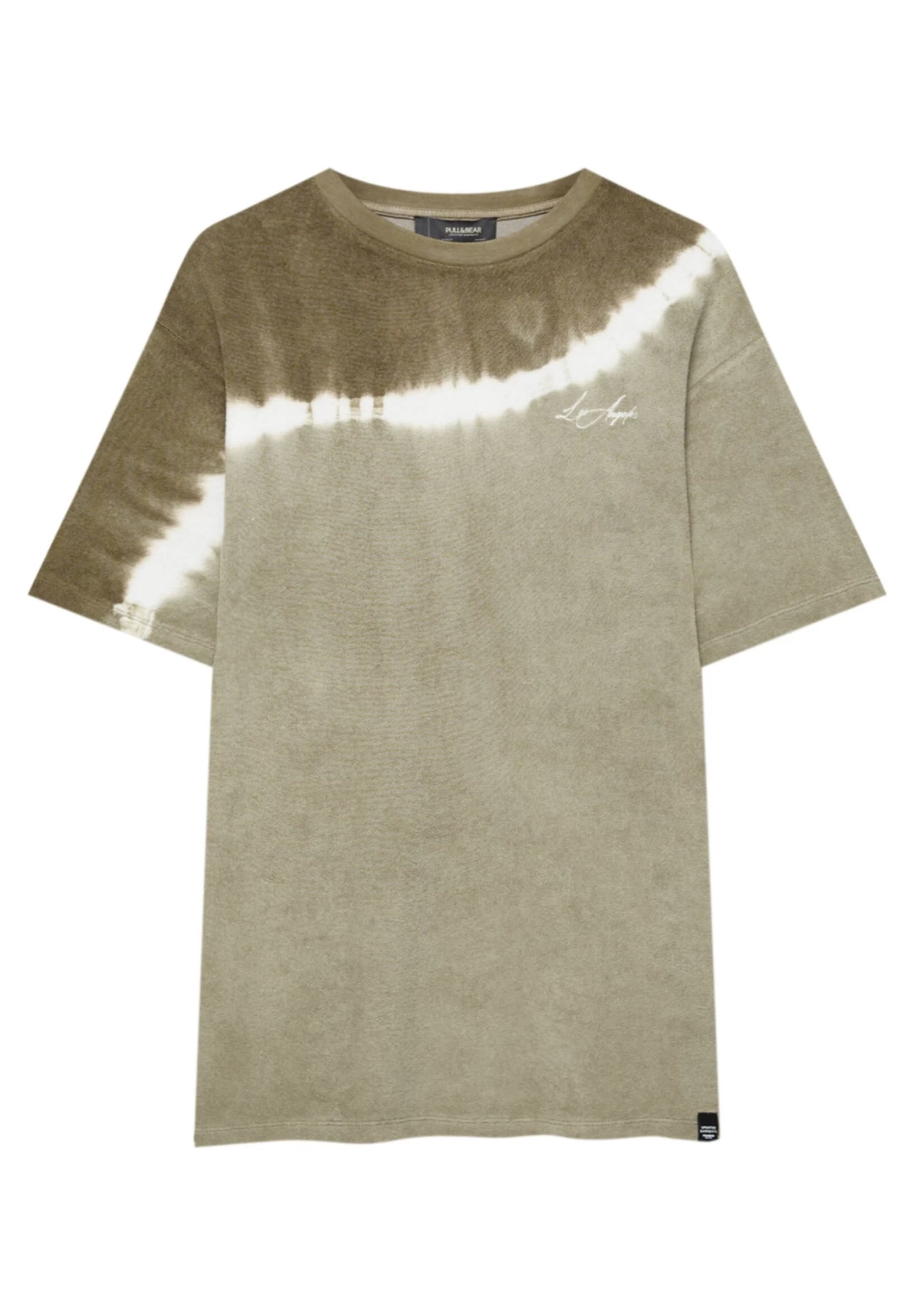PULL & BEAR Short Sleeve Tie-Dye - T-Shirt Print - Brown 6 PULL & BEAR Short Sleeve Tie-Dye - T-Shirt Print - Brown - Afbeelding 6