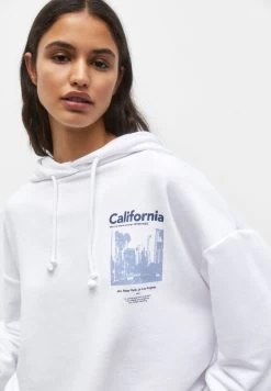 PULL & BEAR City Hoodie - Hoodie - White -PULL BEAR Winkel 199785d0e81e4d55a0b2bc9cbd55c79e