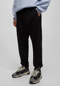 PULL & BEAR With Zips - Trainingsbroek - Mottled Black