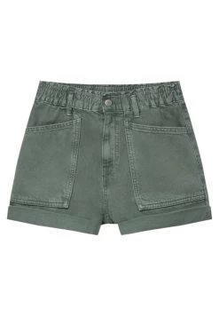 PULL & BEAR Paperbag - Jeansshort - Dark Green -PULL BEAR Winkel 1b1f532ff21c4052904ec067100a0b45