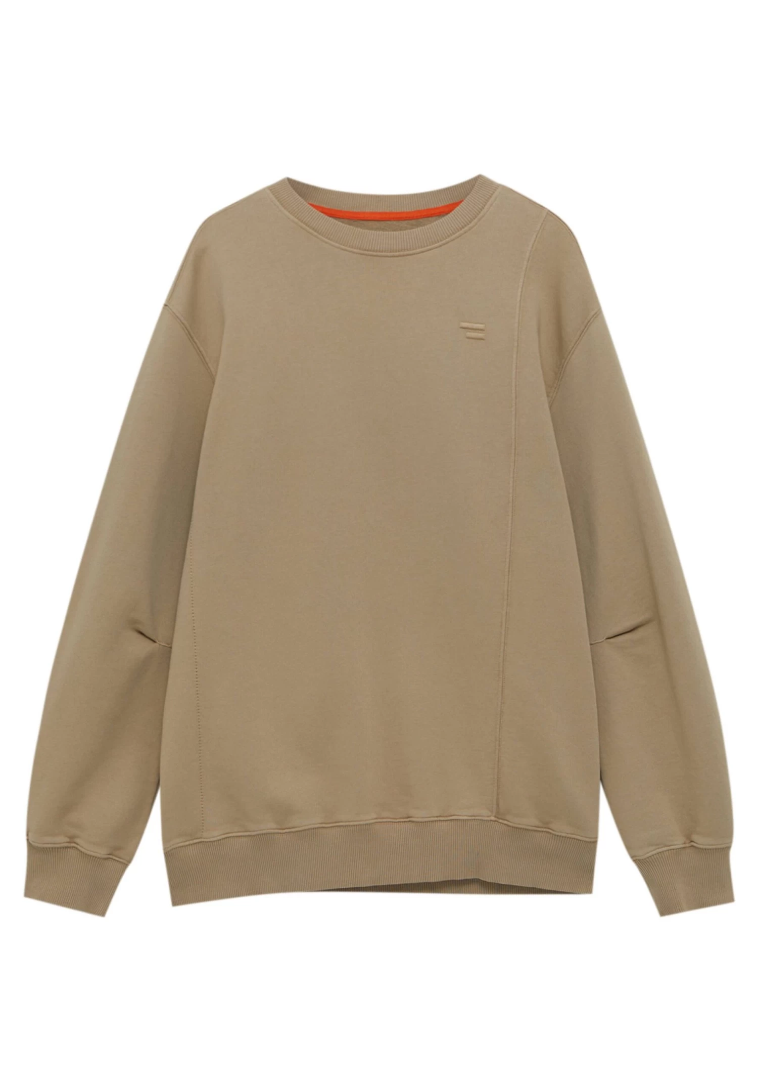PULL & BEAR Equals Round Neck - Sweater - Beige 5 PULL & BEAR Equals Round Neck - Sweater - Beige - Afbeelding 5