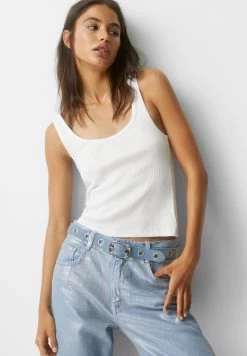 PULL & BEAR With Eyelets - Riem - Blue Denim