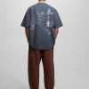 PULL & BEAR T-Shirt Print - Light Grey