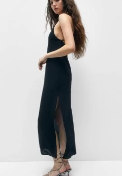 PULL & BEAR Strappy Halter - Maxi-Jurk - Black 10 PULL & BEAR Strappy Halter - Maxi-Jurk - Black -PULL BEAR Winkel 1dd2171bd21546d68e98451948d656a7