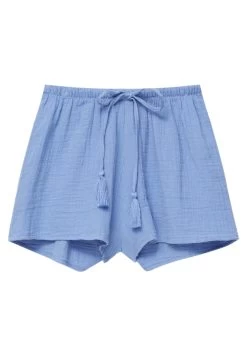 PULL & BEAR Rustic With Elastic Waistband - Shorts - Blue -PULL BEAR Winkel 1efa7ddad5bd4690a328641a9b5da42e