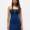 PULL & BEAR With Buckle - Spijkerjurk - Blue