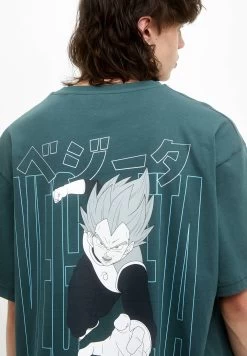 PULL & BEAR Dragon Ball Super- T-Shirt Print - Green -PULL BEAR Winkel 203128bd86294aafbd9d8175d98aa8a7