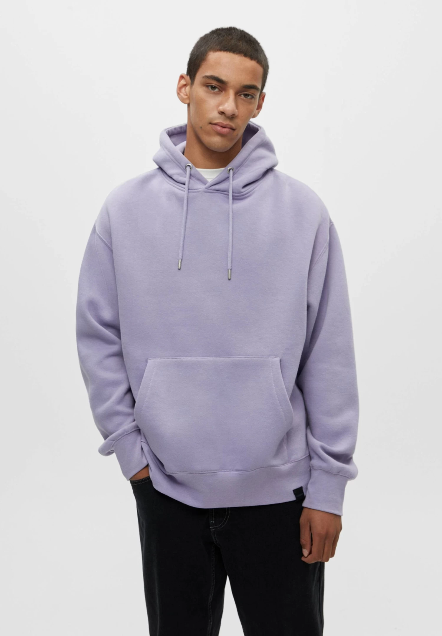 PULL & BEAR Hoodie - Mauve 3 PULL & BEAR Hoodie - Mauve - Afbeelding 3