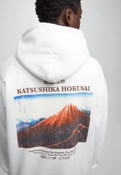 PULL & BEAR Hokusai Mountain- Hoodie - Off White -PULL BEAR Winkel 2053a195459643d39d70e49e795c4ae1