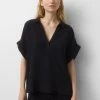 PULL & BEAR With Collar - Blouse - Black