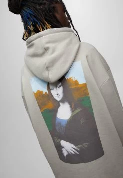 PULL & BEAR Mona Lisa- Hoodie - Light Grey -PULL BEAR Winkel 20746b26da594ce4b13303b8c8db2ebf