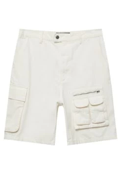 PULL & BEAR Bermuda With Multiple Pockets - Shorts - White -PULL BEAR Winkel 20b63cfe7ebe48c494c66d49a543db6e