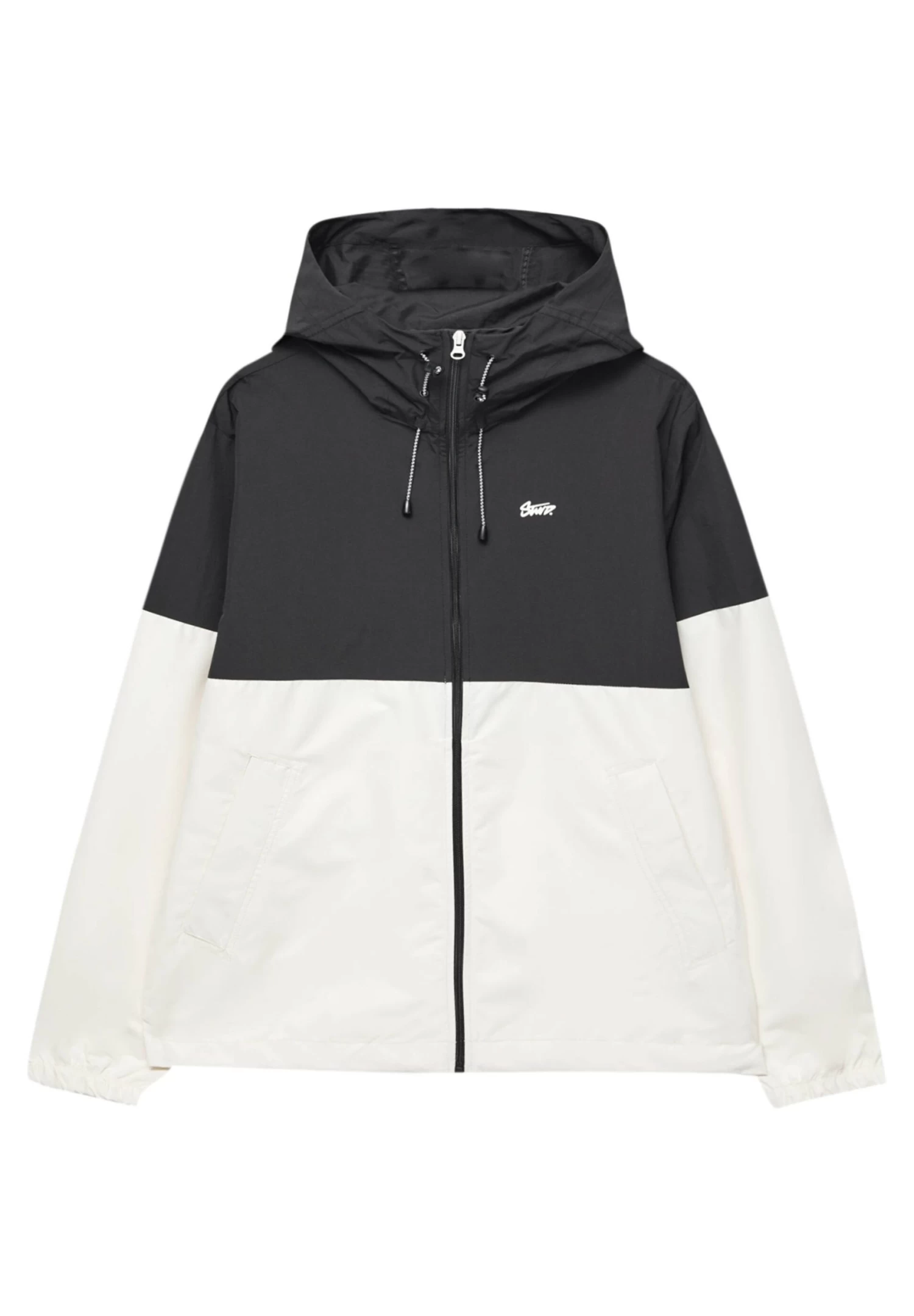 PULL & BEAR Block - Regenjas - White 8 PULL & BEAR Block - Regenjas - White - Afbeelding 8