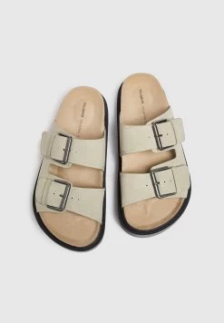 PULL & BEAR Muiltjes - Beige -PULL BEAR Winkel 221af0587c6d47fda1e6a850355bb890