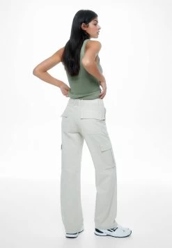 PULL & BEAR Straight-Fit - Cargobroek - Stone -PULL BEAR Winkel 228a2abd93ca4b0d9d959b9f3cf38e83