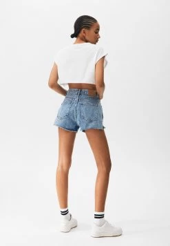 PULL & BEAR Ripped - Jeansshort - Dark Blue Denim 9 PULL & BEAR Ripped - Jeansshort - Dark Blue Denim -PULL BEAR Winkel 22c2769286d74ad696ea05f733b5d71f