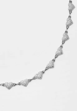 PULL & BEAR Heart Link- Riem - Silver Coloured -PULL BEAR Winkel 230e8a083e084ac68d8bda0181eb98cc