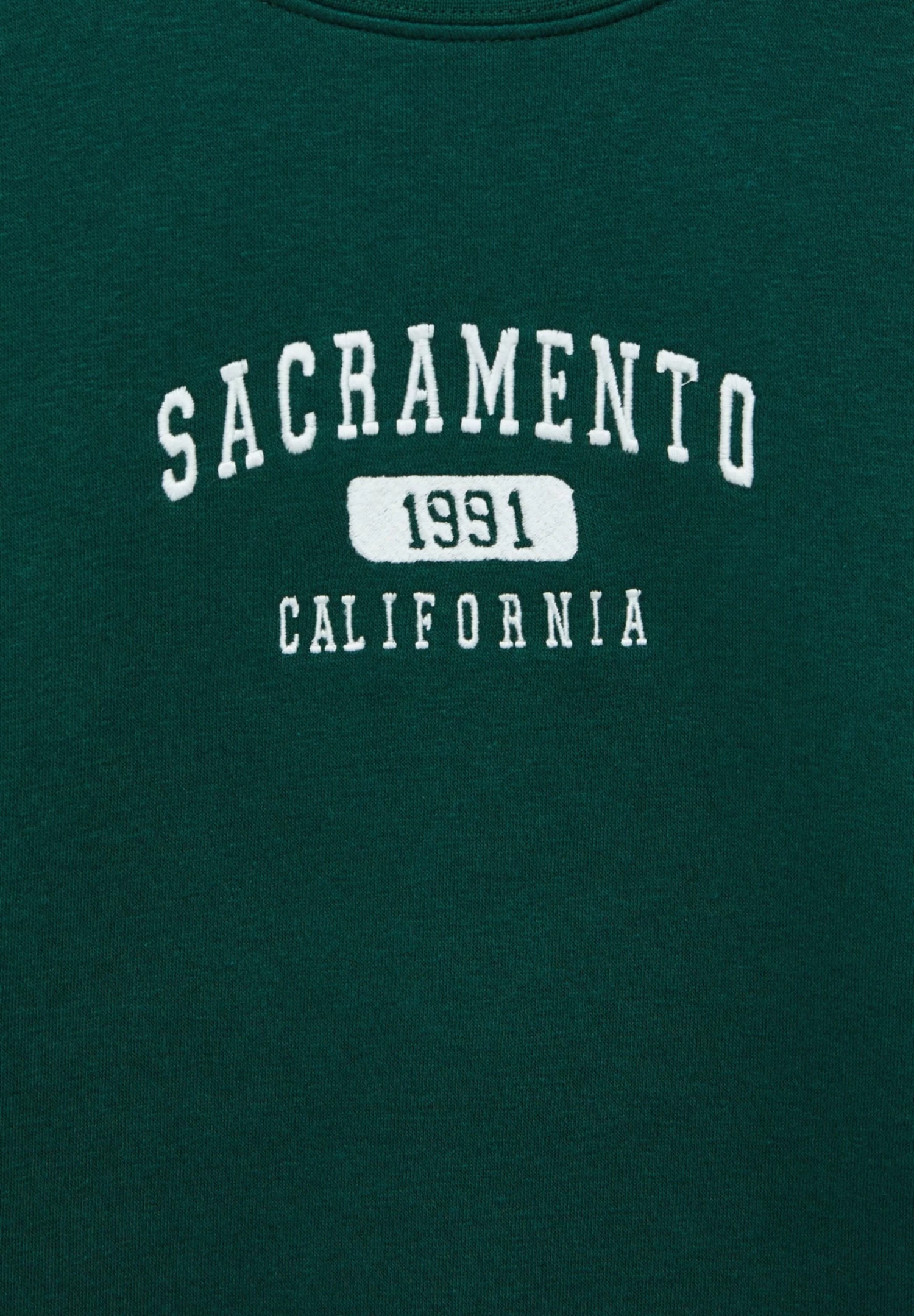 PULL & BEAR Embroidered Varsity - Sweater - Dark Green 6 PULL & BEAR Embroidered Varsity - Sweater - Dark Green - Afbeelding 6