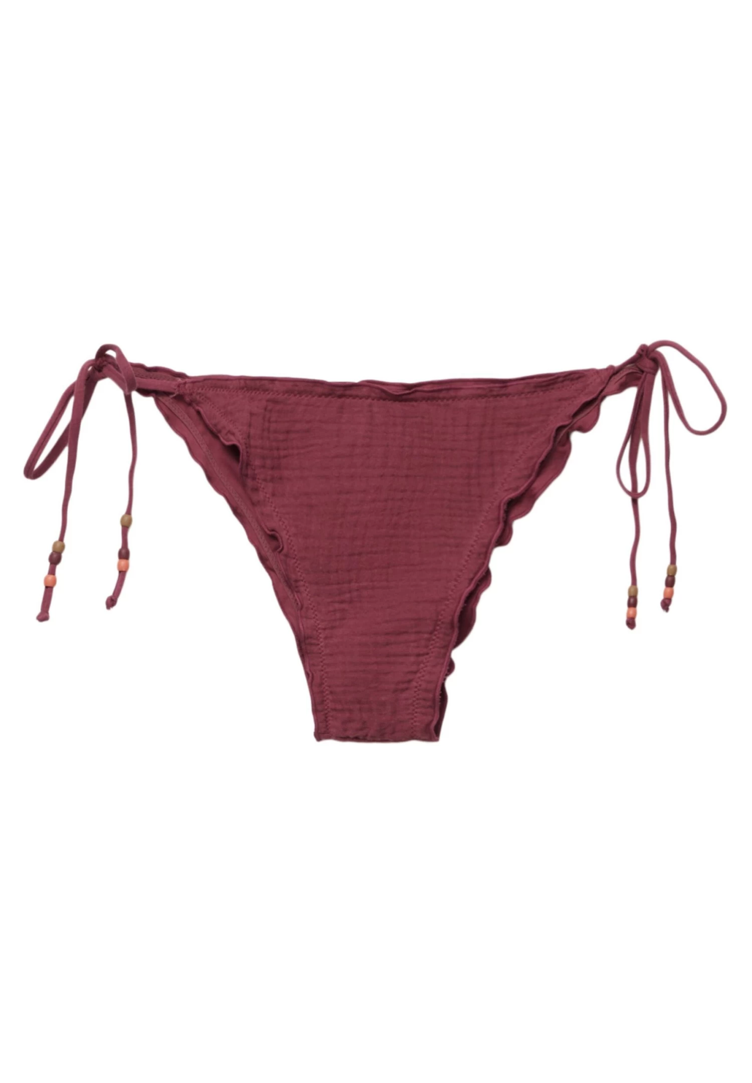 PULL & BEAR Wavy- Bikinibroekje - Berry 4 PULL & BEAR Wavy- Bikinibroekje - Berry - Afbeelding 4