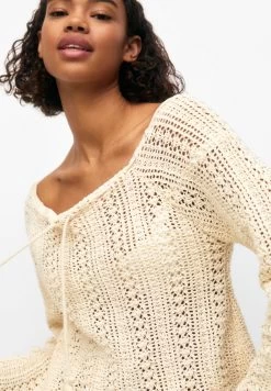 PULL & BEAR Open With Drawstrings - Trui - Sand -PULL BEAR Winkel 241c74a50f9a449b8670c6b7a32706cd