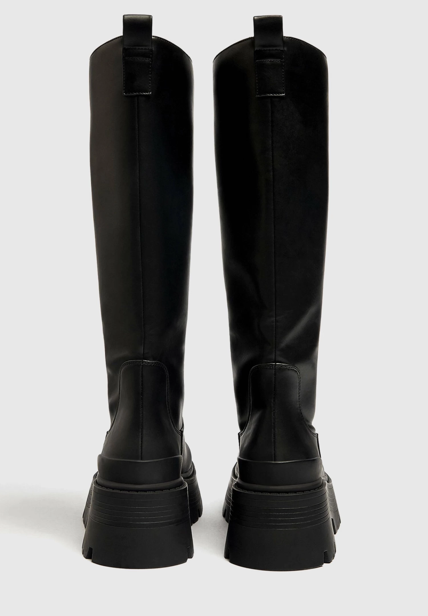 PULL & BEAR Plateaulaarzen - Black 3 PULL & BEAR Plateaulaarzen - Black - Afbeelding 3