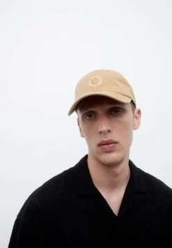 PULL & BEAR Faded With Embroidery - Pet - Brown