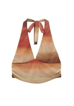 PULL & BEAR Halter - Crop - Blouse - Brown -PULL BEAR Winkel 267f93e771084178bb387ee2d02ab0cf