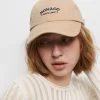 PULL & BEAR Faded With Slogan - Pet - Beige