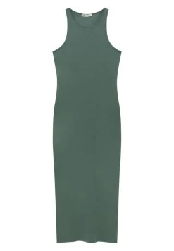 PULL & BEAR Sleeveless Fitted Midi- Jurk - Khaki -PULL BEAR Winkel 27fcae74450d459286e401ffa1ff668e