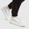 PULL & BEAR Platform - Sneakers Laag - Mottled Grey