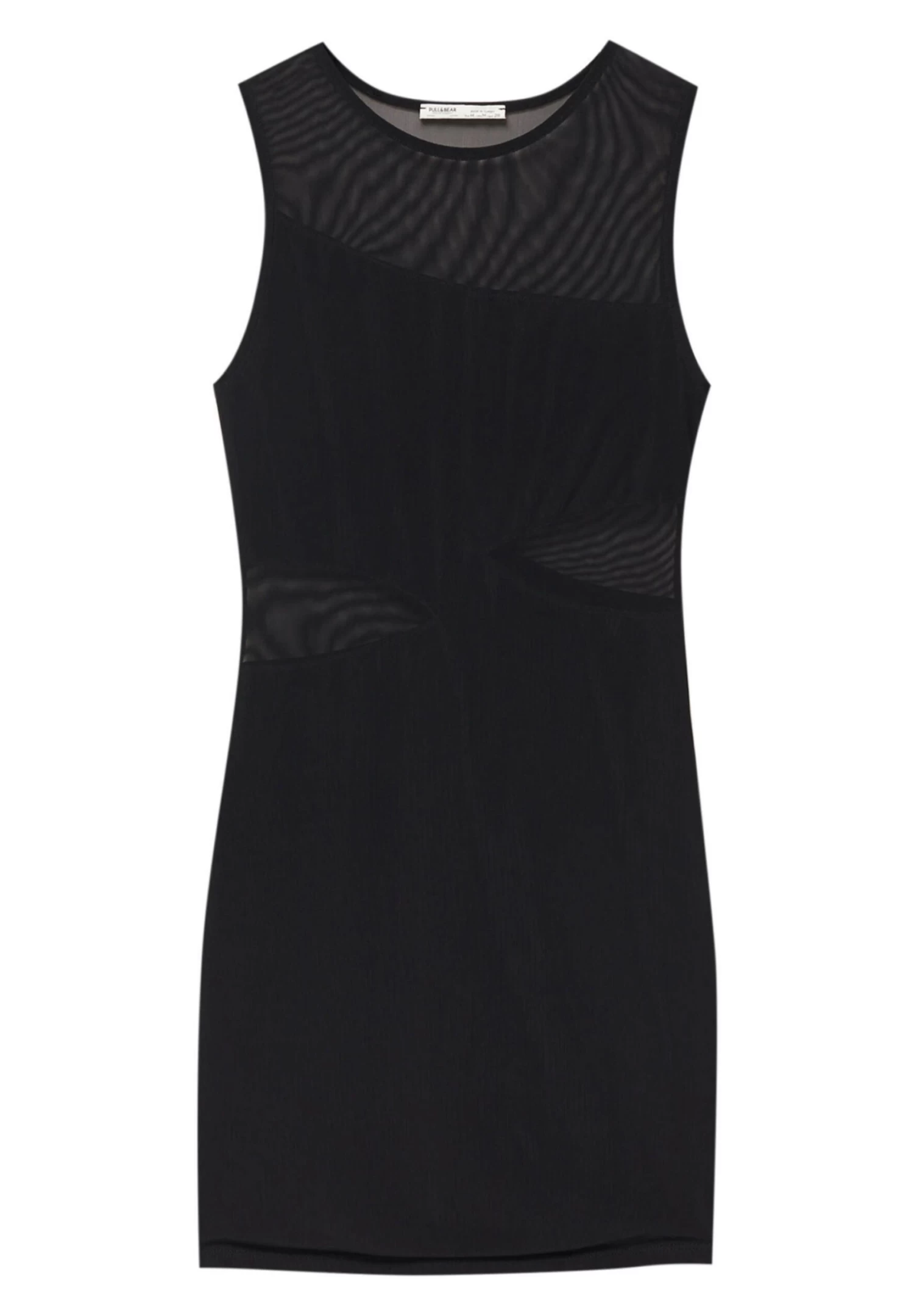 PULL & BEAR With Cut Out Detail - Etui-Jurk - Black 5 PULL & BEAR With Cut Out Detail - Etui-Jurk - Black - Afbeelding 5