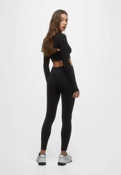 PULL & BEAR Seamless - Legging - Black -PULL BEAR Winkel 295c612dcba4463b8ed8512021853be9