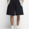 PULL & BEAR Bermuda With Panels - Shorts - Black