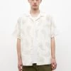 PULL & BEAR Short Sleeve Shirt With Paisley Print - Overhemd - White
