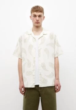 PULL & BEAR Short Sleeve Shirt With Paisley Print - Overhemd - White