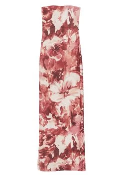 PULL & BEAR Long Floral - Maxi-Jurk - Dark Red -PULL BEAR Winkel 29d3c0c221c8446a8eaded31c6566566