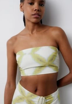 PULL & BEAR Printed Bandeau - Top - Light Green -PULL BEAR Winkel 2ae7e71e2fe04846994c39d38b4bb24b