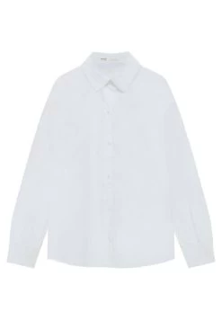 PULL & BEAR Basic-Popelin - Overhemdblouse - White -PULL BEAR Winkel 2afddbe024114cad9df53fbcecd1e2f1
