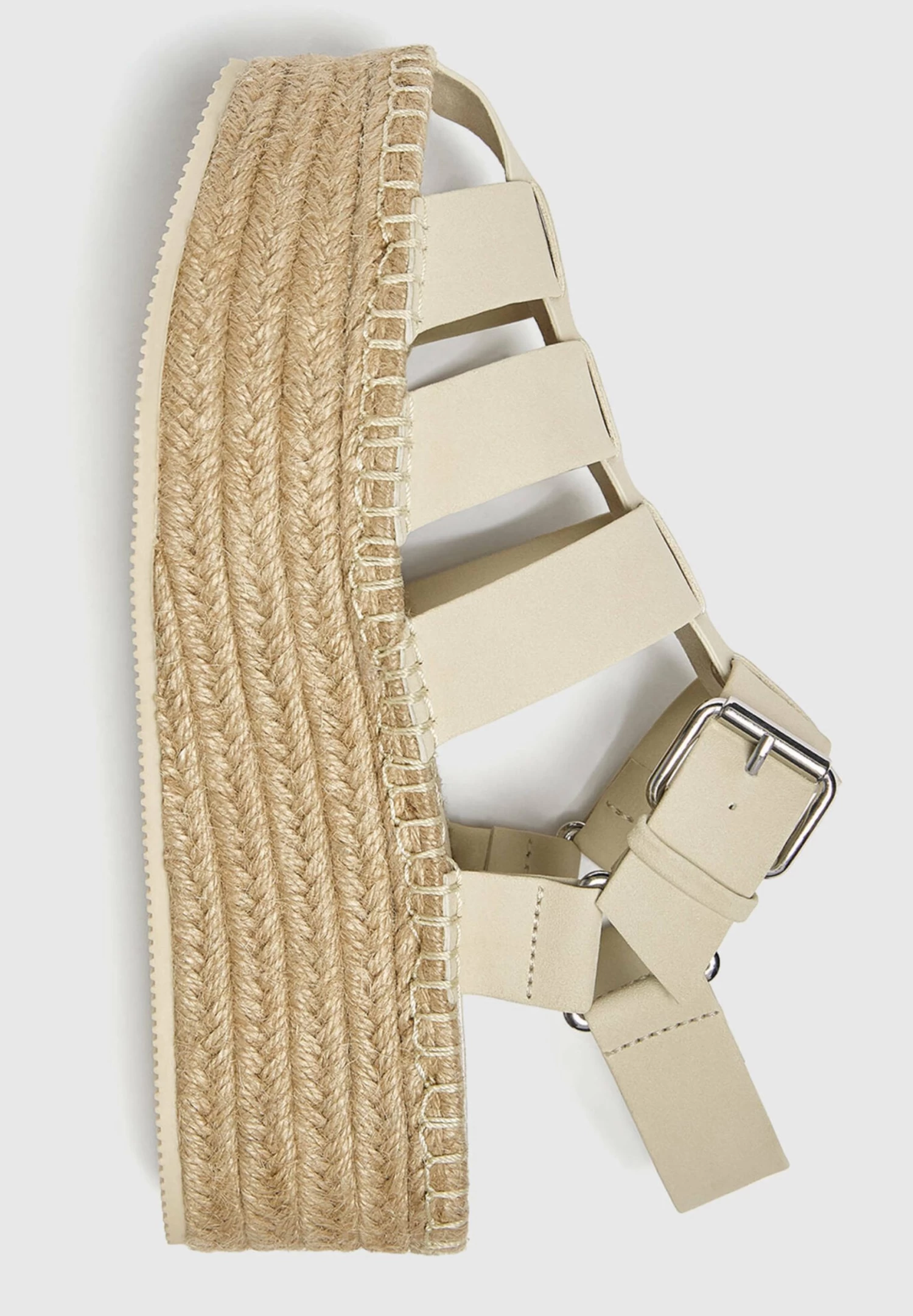 PULL & BEAR Cage - Sandalen Met Sleehak - Nude 5 PULL & BEAR Cage - Sandalen Met Sleehak - Nude - Afbeelding 5