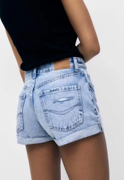 PULL & BEAR Mid-Waist - Jeansshort - Blue Denim 9 PULL & BEAR Mid-Waist - Jeansshort - Blue Denim -PULL BEAR Winkel 2be6def3bf3d41338ce741e7cf61577d