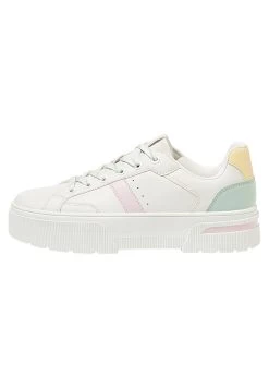 PULL & BEAR Casual Contrast- Sneakers Laag - White