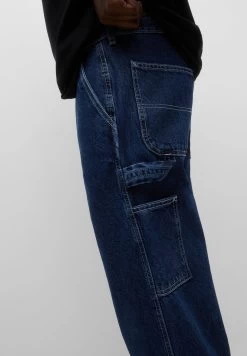 PULL & BEAR Carpenter - Straight Leg Jeans - Light Blue Denim -PULL BEAR Winkel 2e5d5a574f4940f6ba4aad44a5efc7e4