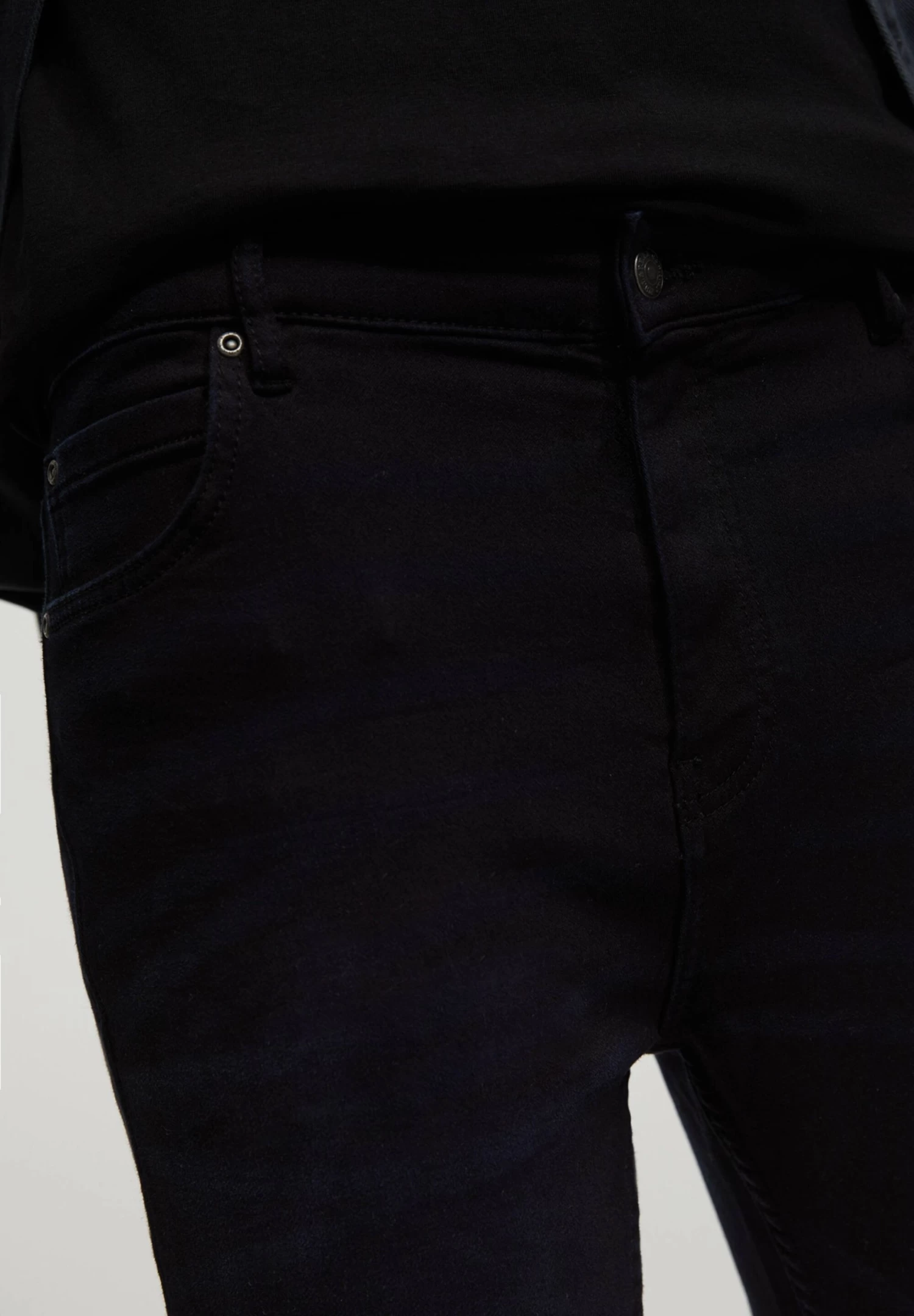 PULL & BEAR Soft Carrot - Jeans Tapered Fit - Mottled Black 4 PULL & BEAR Soft Carrot - Jeans Tapered Fit - Mottled Black - Afbeelding 4