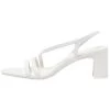 PULL & BEAR Absatz Mit Gekreuzten Riemen - Sandalen - White