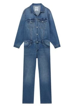 PULL & BEAR Long Sleeve- Jumpsuit - Blue Denim -PULL BEAR Winkel 2fc6eec7af7243a7be893249fc8c5922