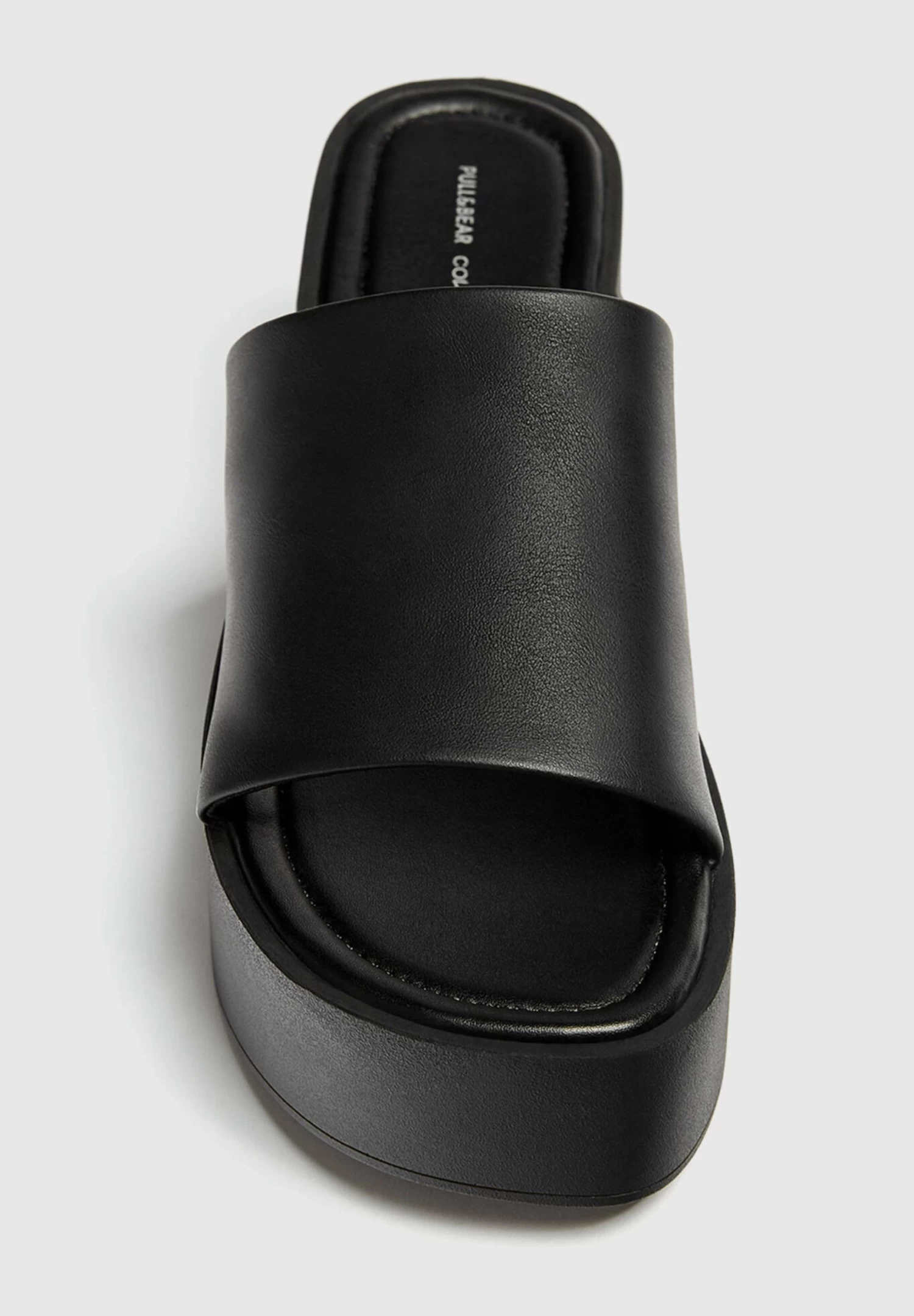 PULL & BEAR Platform - Muiltjes Met Hak - Black 3 PULL & BEAR Platform - Muiltjes Met Hak - Black - Afbeelding 3