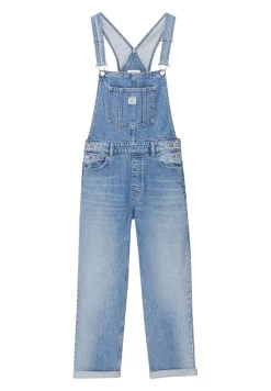 PULL & BEAR Basic- Tuinbroek - Blue Denim -PULL BEAR Winkel 32e548e15e6d459ea758f160ed2c2e8b