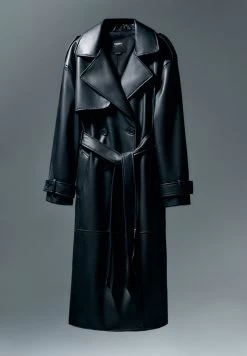 PULL & BEAR Trenchcoat - Mottled Black 17 PULL & BEAR Trenchcoat - Mottled Black -PULL BEAR Winkel 337a1d4d5d0d4e1faf7d1e08deb46816